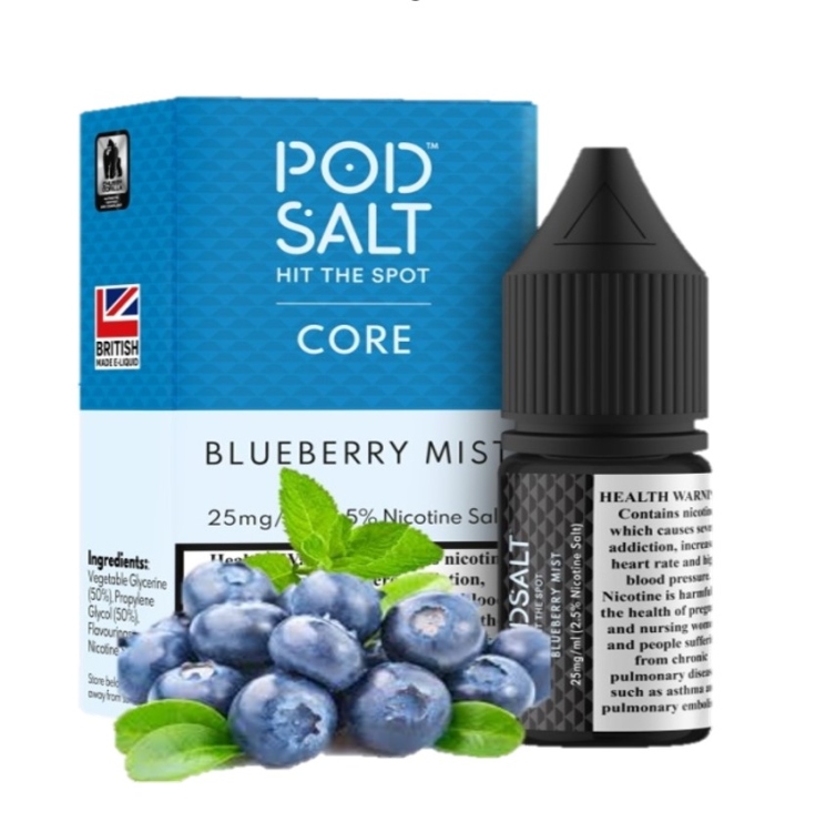 Pod Salt BlueBerry Mist Saltnic 