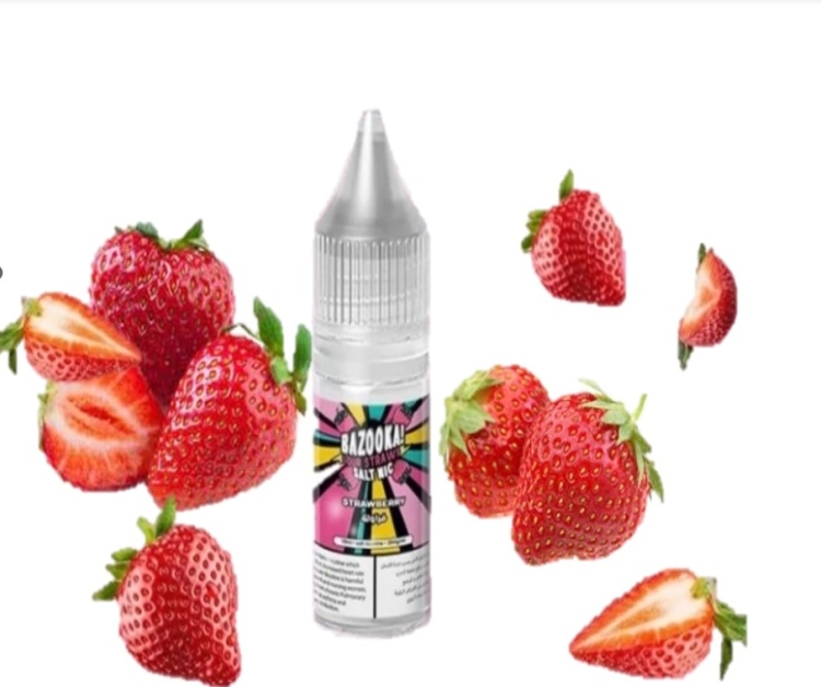 Bazooka Strawberry Saltnic, Vape Juice 