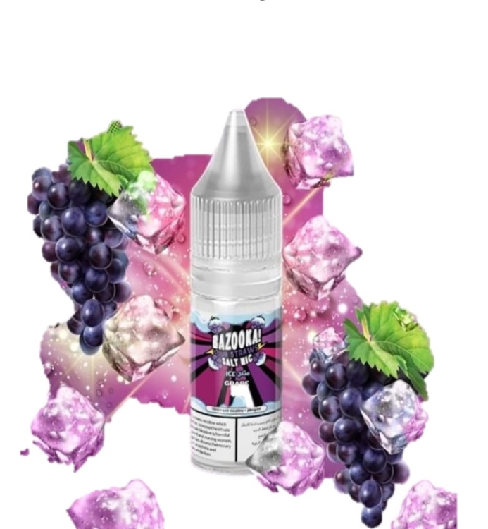 Bazooka Ice Grape Saltnic , Vape Juice 