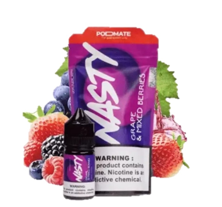 Nasty Grape & Mixed Berries SaltNic Vape Juice