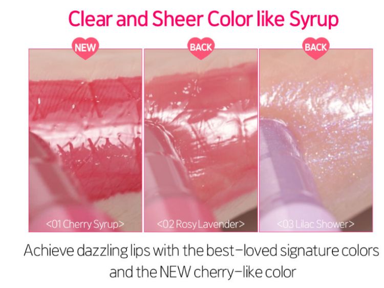 ETUDE, Syrup Glossy Balm Replay Special Collection