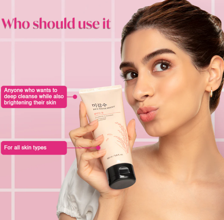 THE FACE SHOP, Rice Water Bright Cleansing Foam 