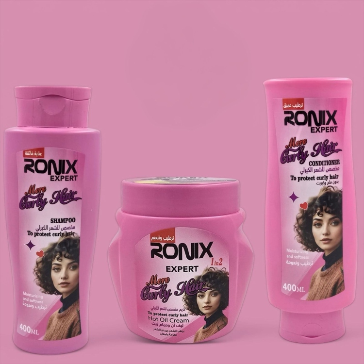 بكج العناية بالشعر الكيرلي RONIX