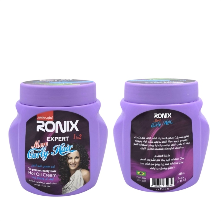 بكج العناية بالشعر الكيرلي RONIX