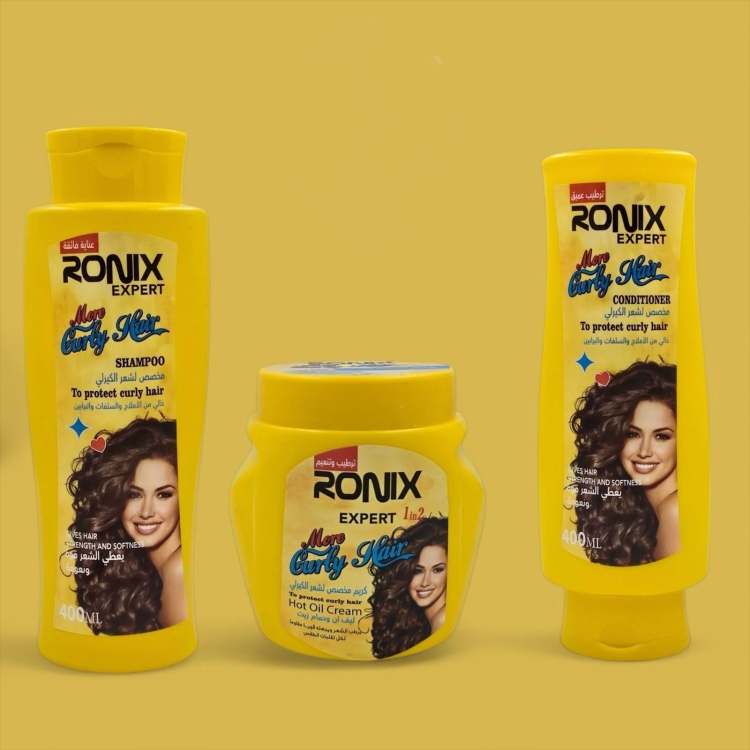 بكج العناية بالشعر الكيرلي RONIX