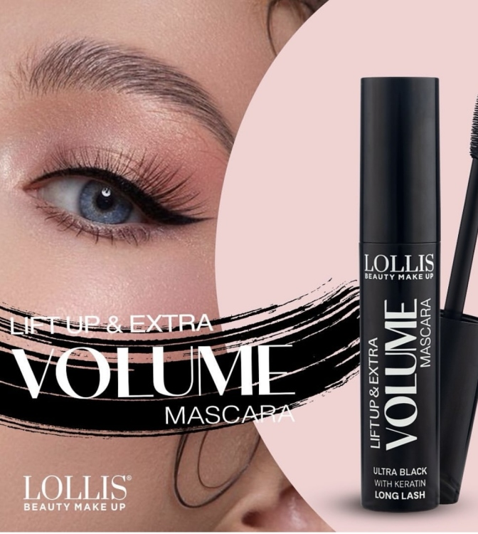 مسكارة Lollis Left up &Extra Volume 