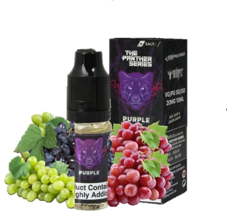 Dr. Vapes Purple -  Red, Dark, & Green Apple - The Panther Series -  SaltNic - Vape Juice  