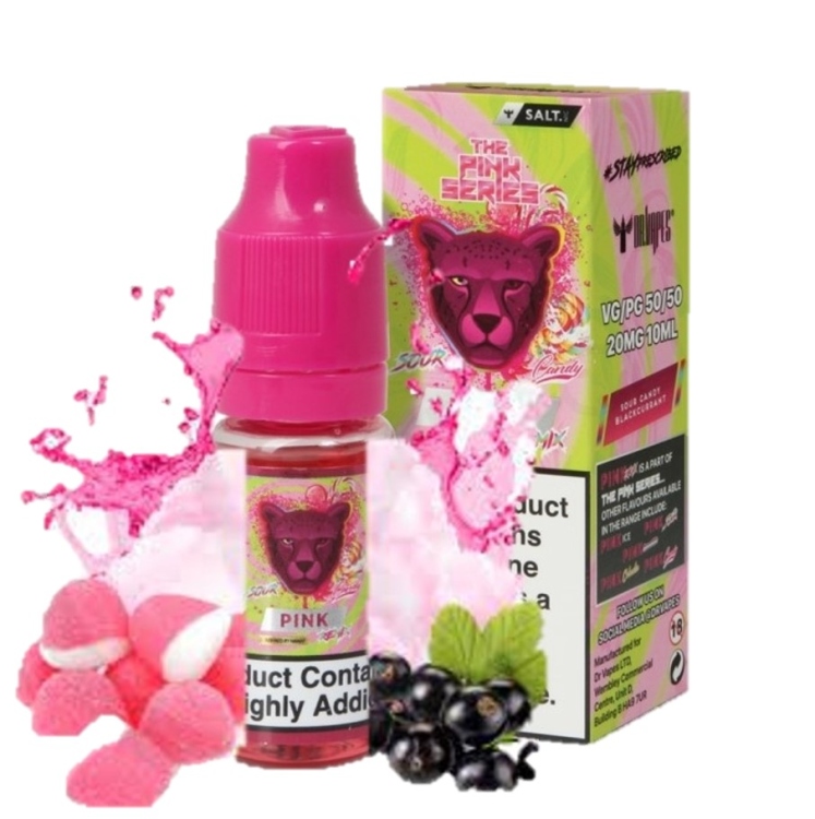 Dr. Vapes Pink Remix  - Extreem Sour Blackcurrant - The Panther Series -  SaltNic , Vape Juice 