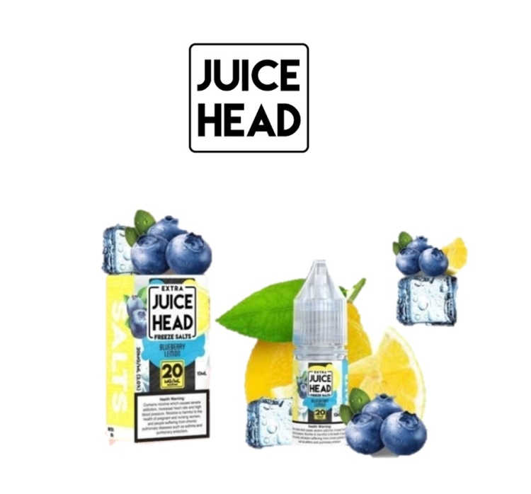 Juice Head Blueberry Lemon Freeze Saltnic, Vape Juice 