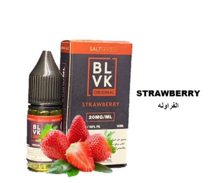 BLVK Strawberry Saltnic Vape Juice