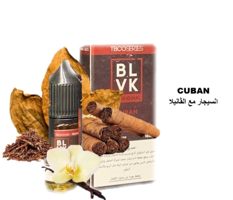 BLVK Cuban Saltnic Vape Juice