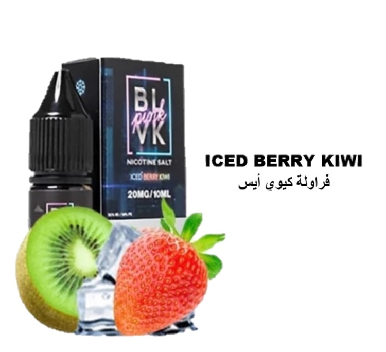 BLVK Iced Berry Kiwi SaltNic, Vape Juice