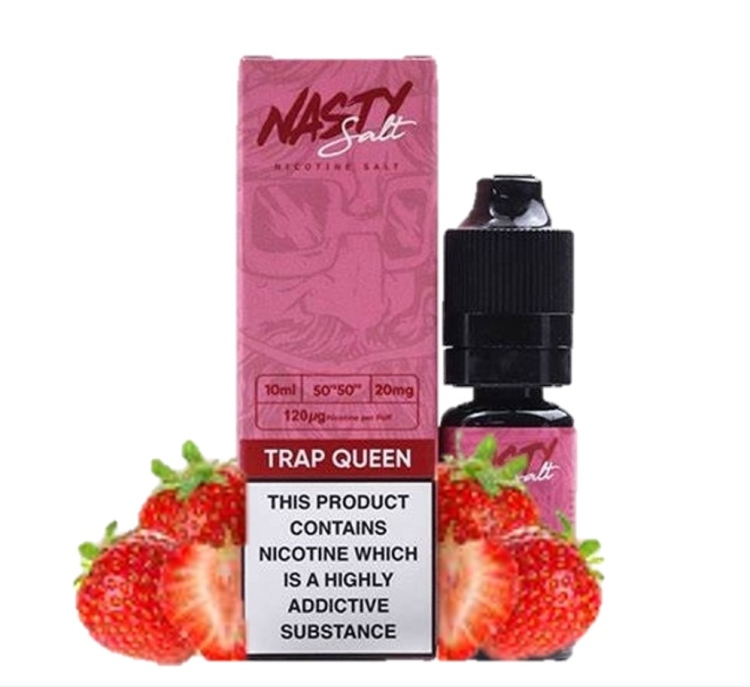 Nasty Trap Queen  (Strawberry)  Saltnic  Vape Juice 