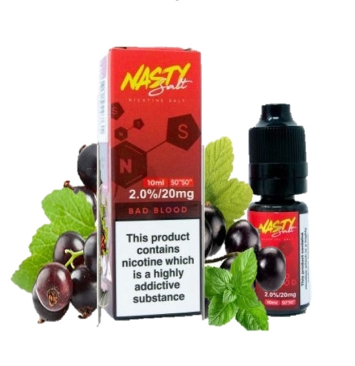 Nasty Bad Blood (Blackcurrant) SaltNic, Vape Juice