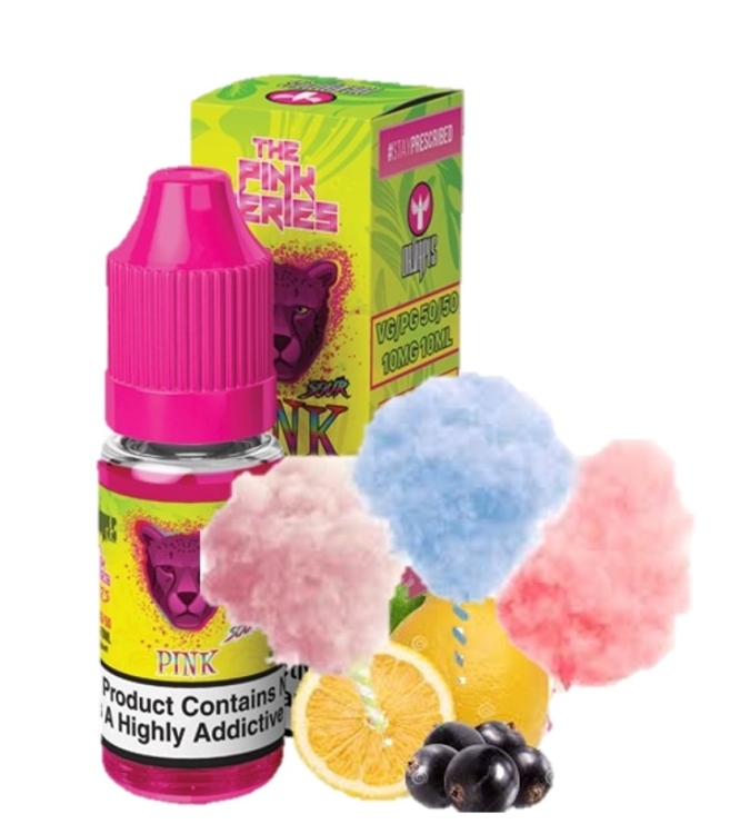 Dr. Vapes  Pink Sour - Blackcurrant and Cotton Candy - The  Panther Series -  SaltNic , Vape Juice 