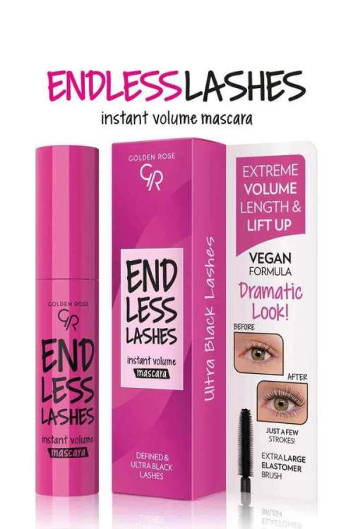 مسكارة GOLDEN ROSE-END LASH 