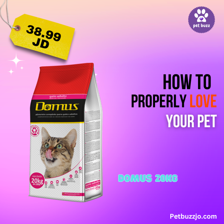 DOMOUS Complete pet food for adult cats (chicken and tuna)  Available in 1.5Kg and 20Kg packaging.