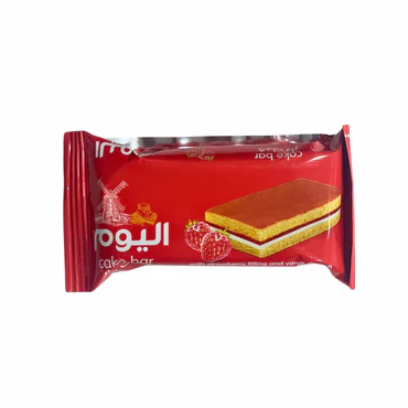 اليوم كيك بار بحشوة الفراولة 25غ