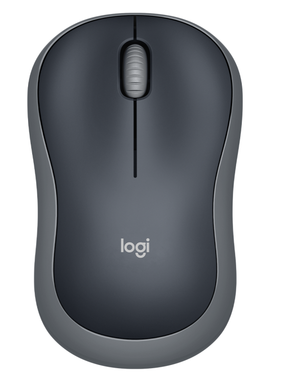 MOUSE WIRELESS LOGITECH BLK M185