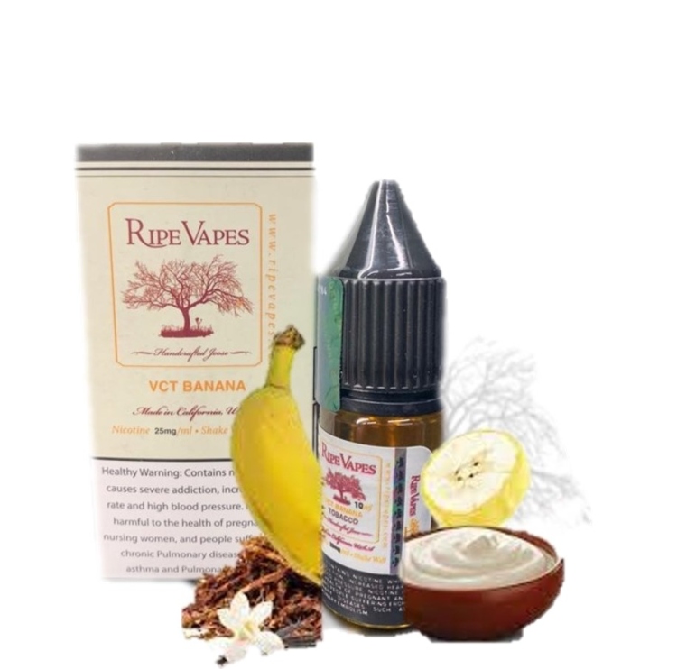 VCT Banana  By Ripe Vapes SaltNic, Vape Juice 