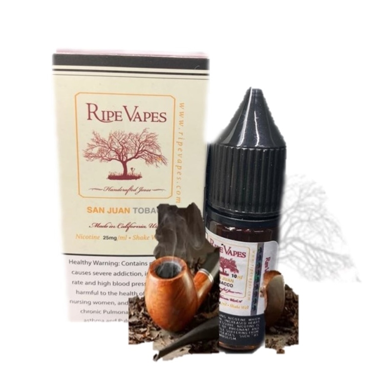 Ripe Vapes San Juan Tobacco SaltNic, Vape Juice 