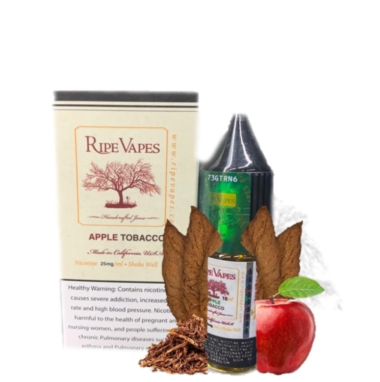 Ripe Vapes Apple Tobacco SaltNic, Vape Juice 