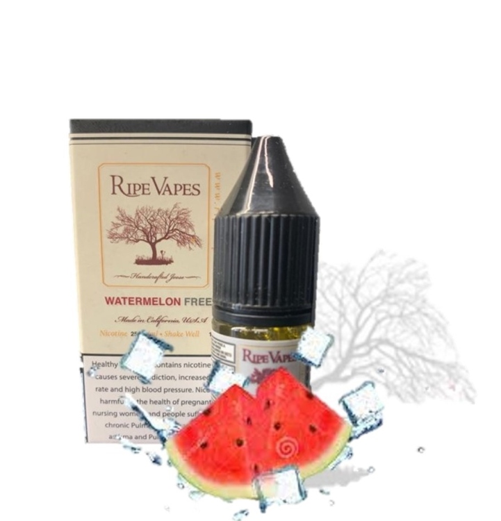 Ripe Vapes Watermelon Freeze SaltNic, Vape Juice 