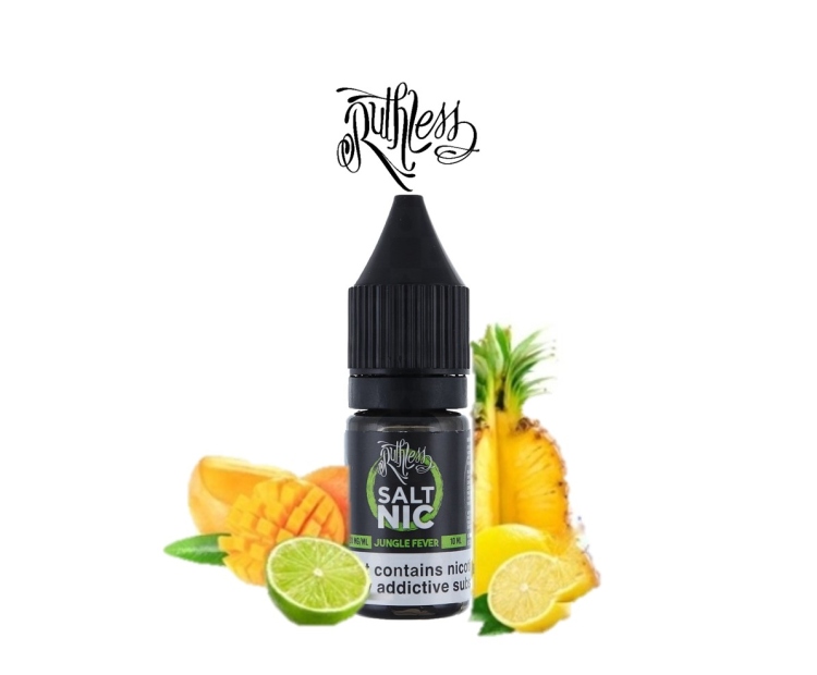 Ruthless Jungle Fever SaltNic - Citrus,  Pineapple & Mango, Vape Juice 