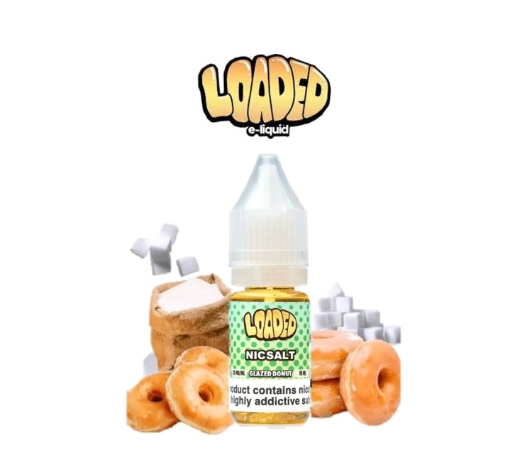 Loaded GLZD SaltNic - Glazed Donuts, Vape Juice 