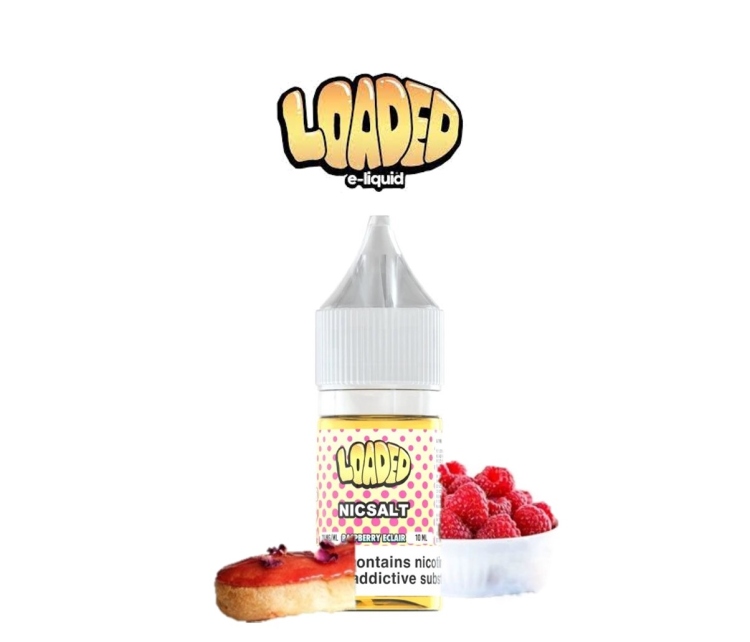 Loaded French Raspberry SaltNic - Raspberry Éclair Vape Juice 