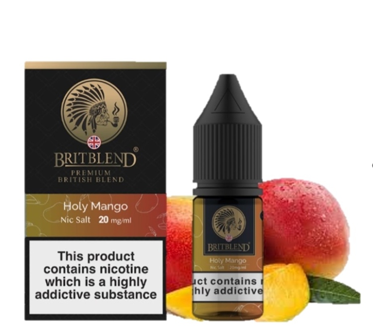 BRITBLEND Holy Mango SaltNic Vape Juice -Premium British Blend-