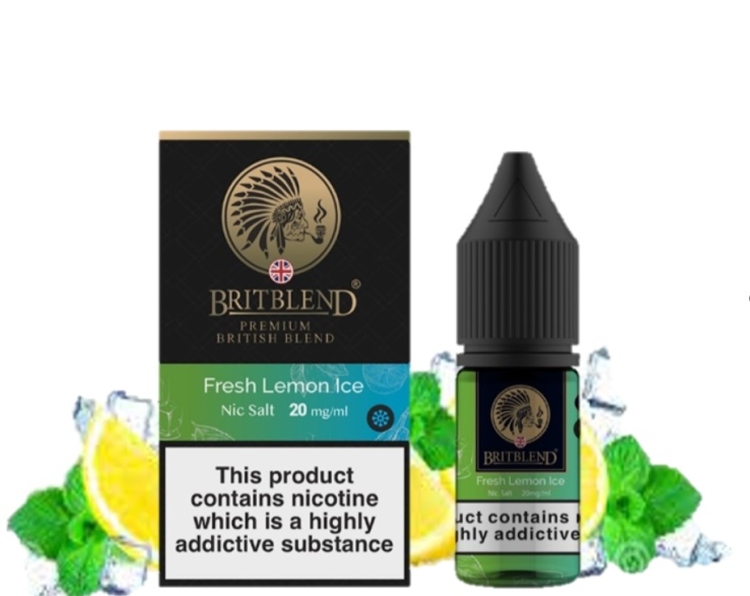 BRITBLEND Fresh Lemon Ice SaltNic Vape Juice