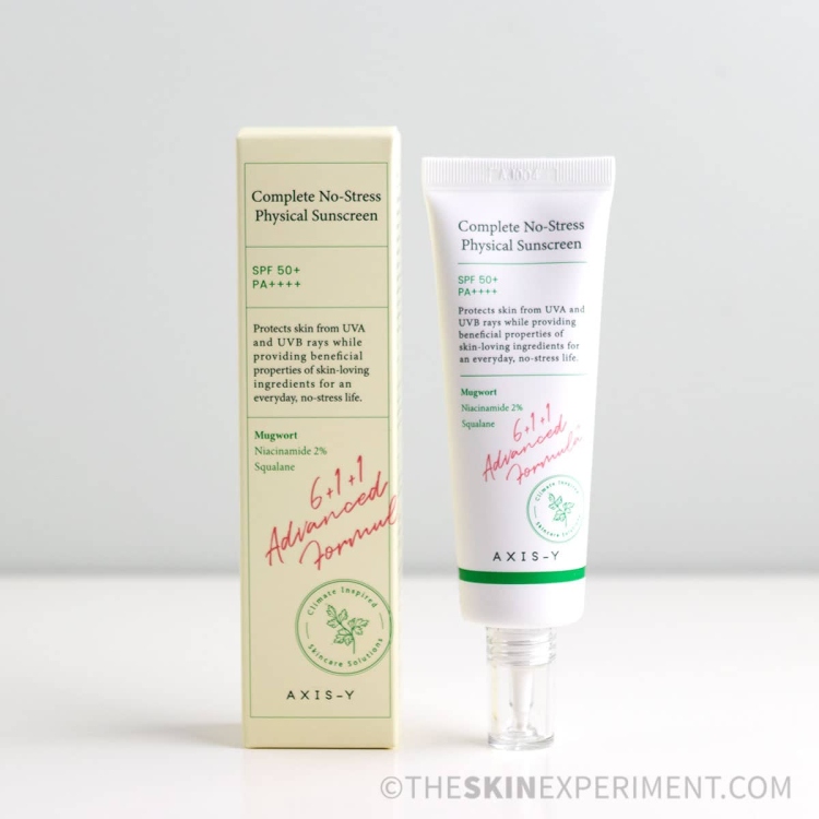 Axis-y complete no stress physical sunscreenواقي الشمس الكوري 100٪ فيزيائي