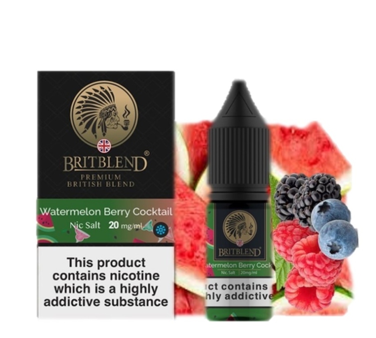 BRITBLEND Watermelon Berry Cocktail SaltNic Vape Juice