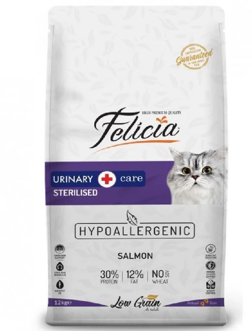 felicia sterilised cat food salmon flavor