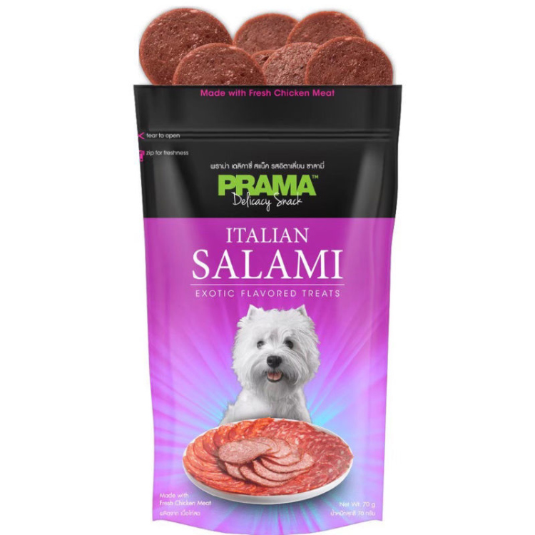 prama Salami dog's treats