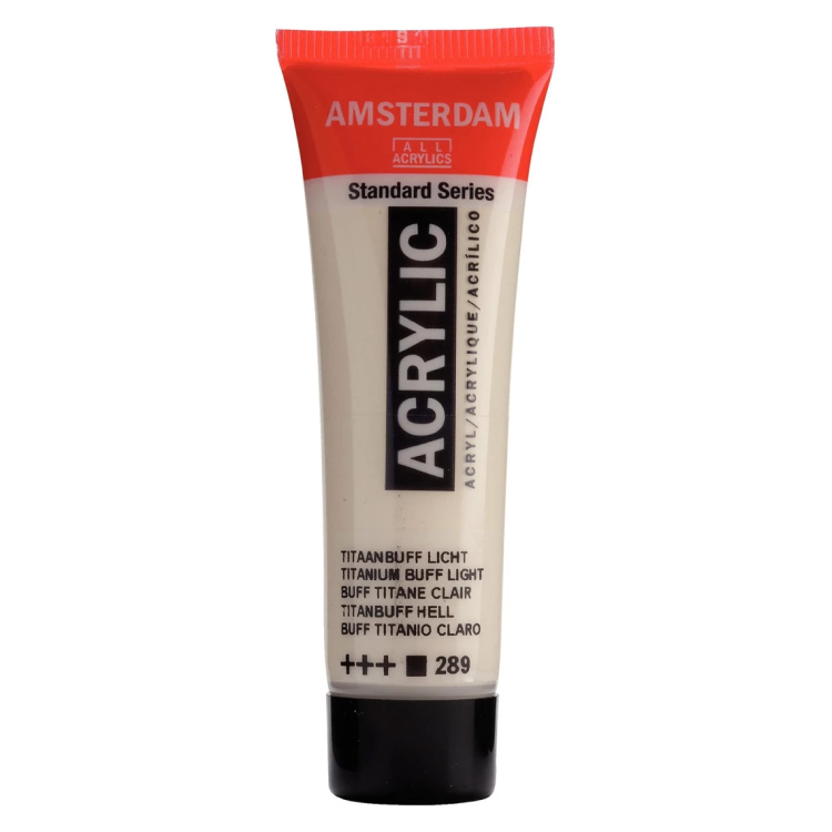 لون أكريليك 289 أمستردام Titanium Buff Light 120ml