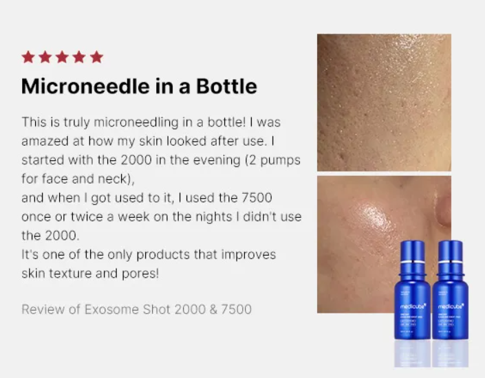 Medicube, One Day Exosome Shot Pore Ampoule 7500