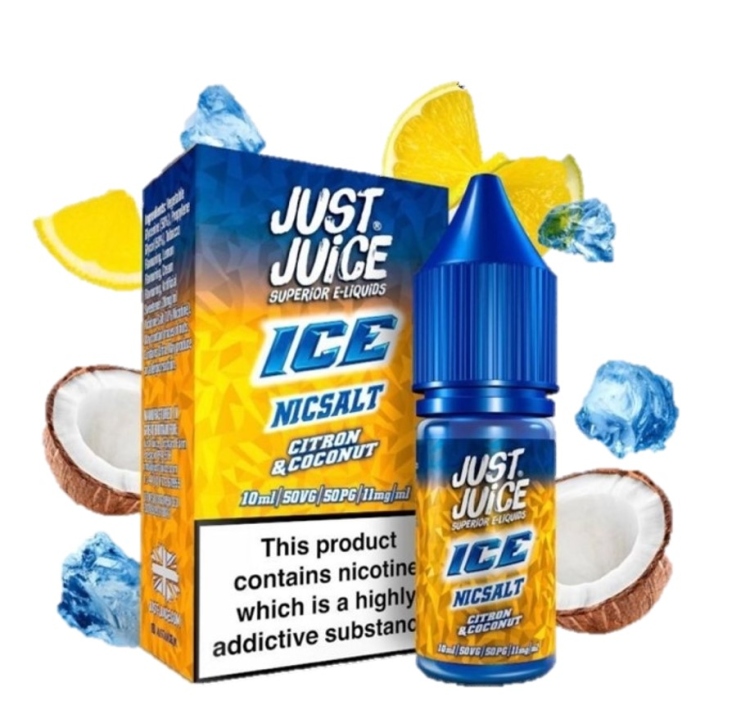 Just Juice Citron & Coconut on Ice SaltNic, Vape Juice 