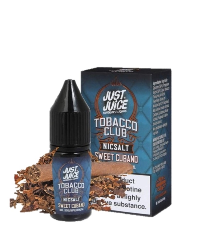 Just Juice Sweet Cubano Tobacco SaltNic, Vape Juice 