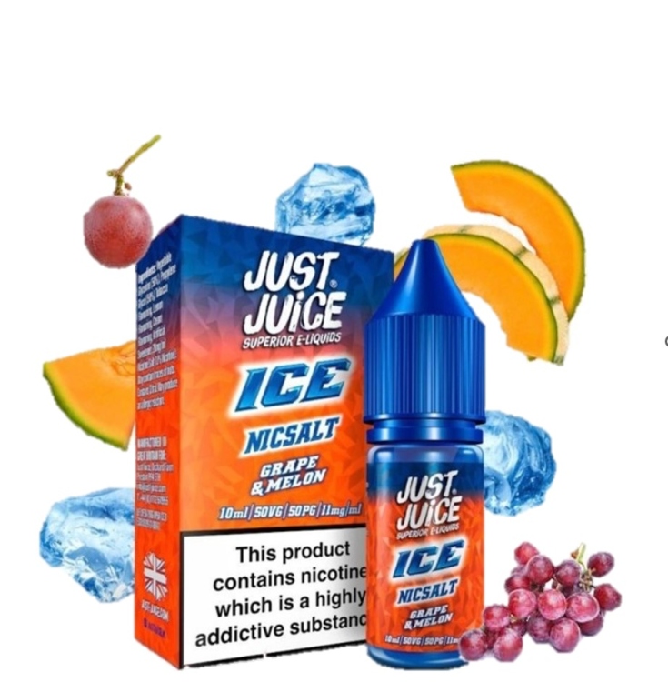 Just Juice Grape & Melon Ice SaltNic, Vape Juice 