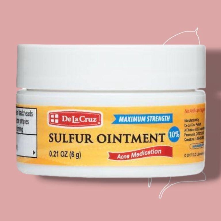 مرهم الكبريت لعلاج حب الشباب (sulfur ointment )  Dela Cruz