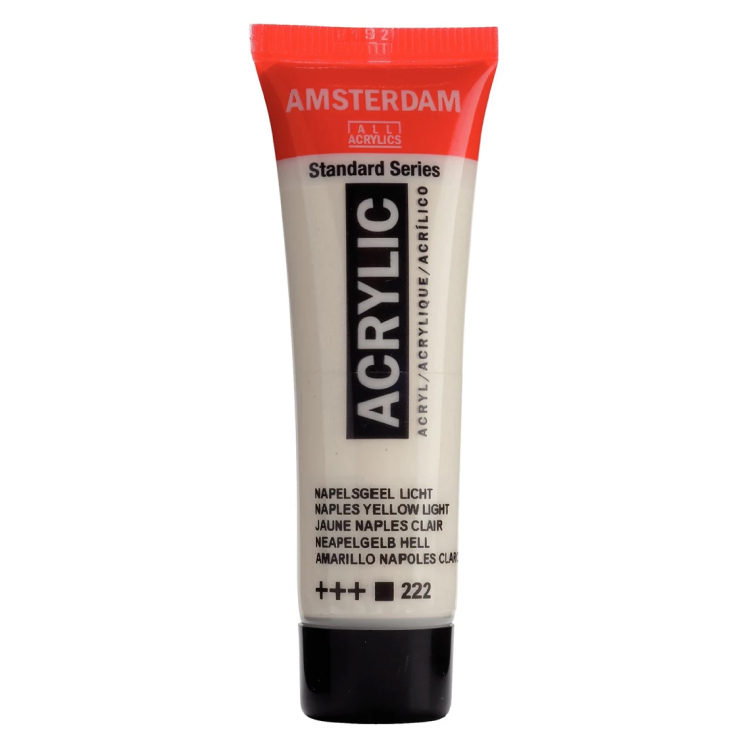 Naples Yellow Light 120ml لون أكريليك 222 أمستردام