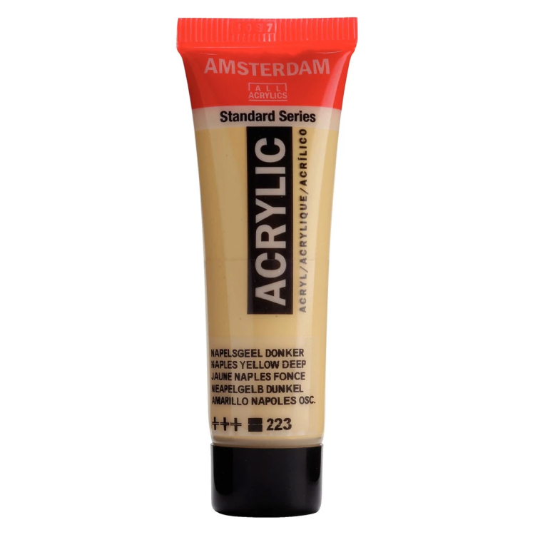 لون أكريليك 223 أمستردام Naples Yellow Deep 120ml
