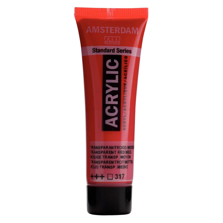 Transparent Red Medium 317