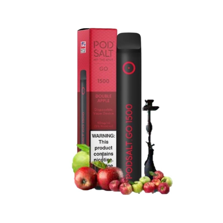 Pod Salt Double Apple 1500 Puffs Disposable Vape