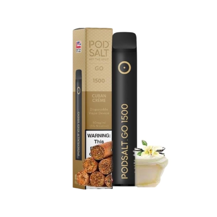 Pod Salt Cuban Cig 1500 Puffs Disposable Vape