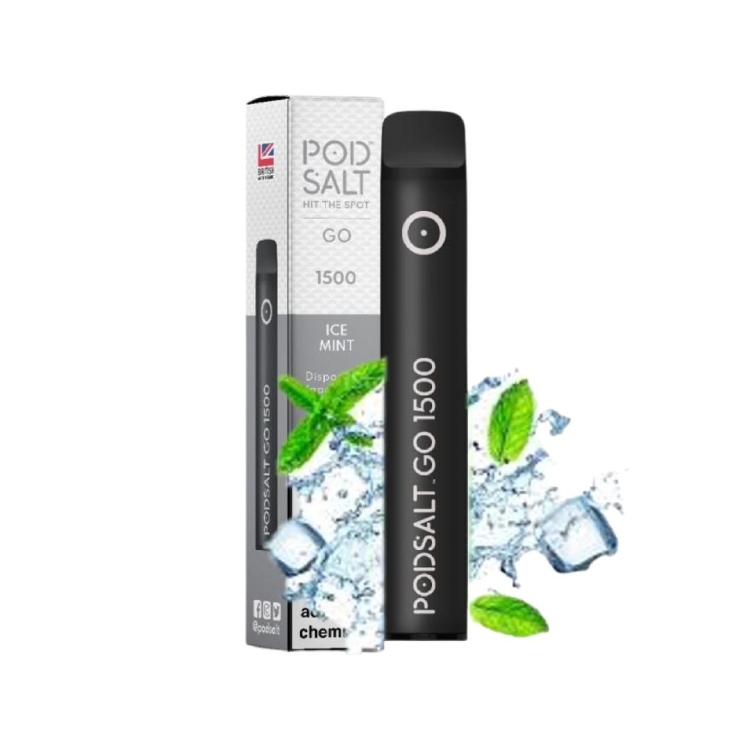 Pod Salt Ice Mint 1500 Puffs Disposable Vape