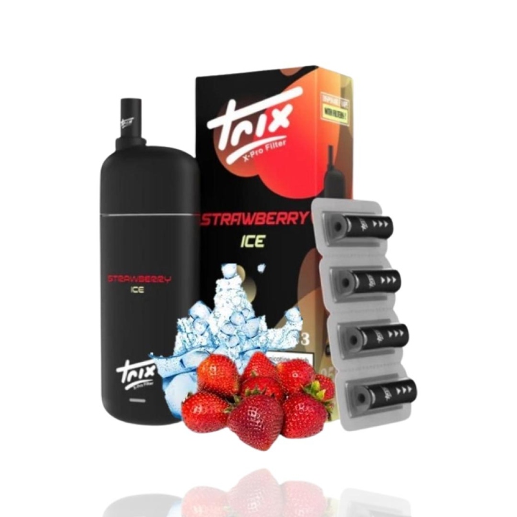 Trix Pro Filter Strawberry Ice 2500 Puffs Disposable Vape