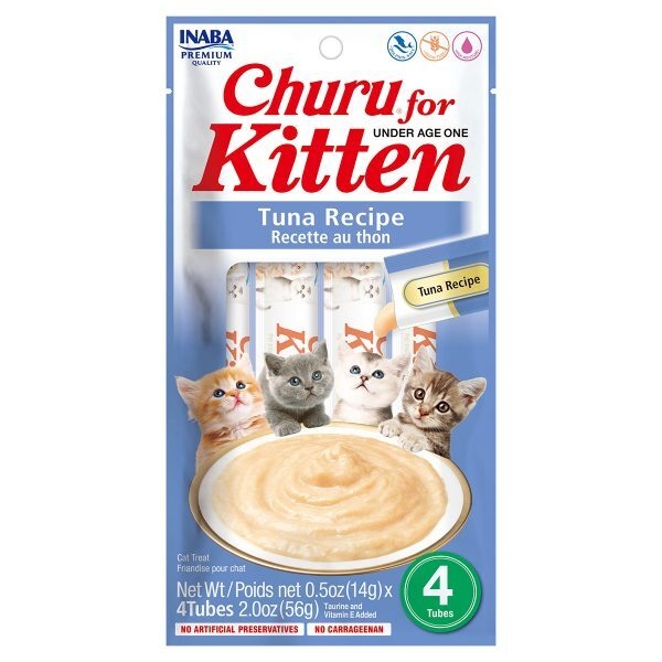 inaba churu for kittens tuna flavor